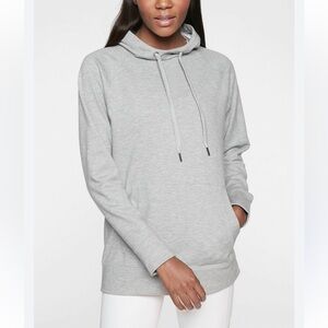 386 Athleta Incline Hoodie Gray Oversized Sweatshirt Pullover Small Athleisure